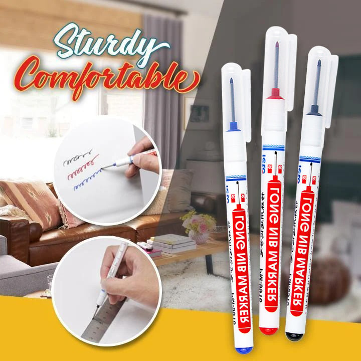 (🔥Last Day Promotion  - 50% off)Long Head Deep Hole Marker & (3PCS/SET)