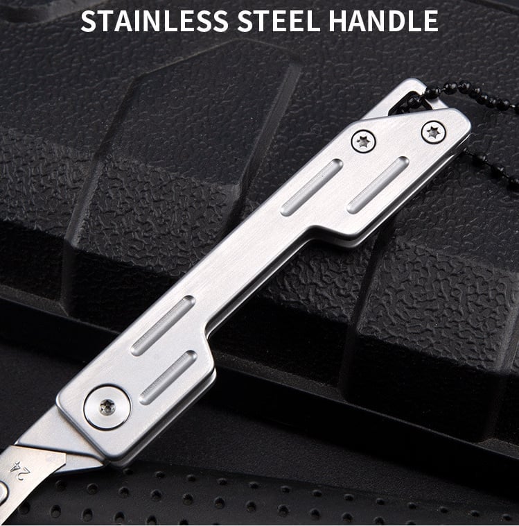 (🔥Last Day Promotion  - 50% off)EDC Pocket Utility Knife with 10 Pcs of No. 24 Replaceable Blades