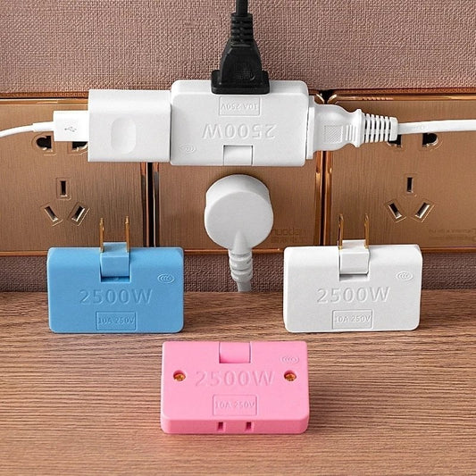 (🔥Last Day Promotion  - 50% off)Rotatable Socket Converter One In Three 180 Degree Extension Plug