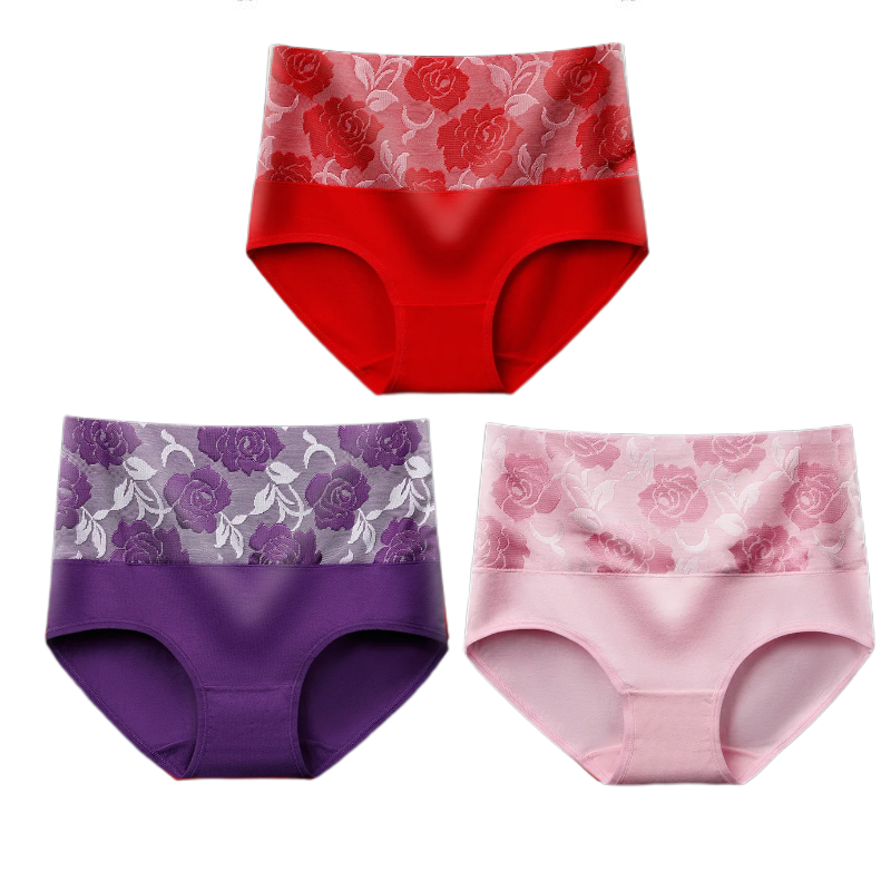 (🔥Last Day Promotion-SAVE 50% OFF) --Cotton Jacquard Ladies Panty