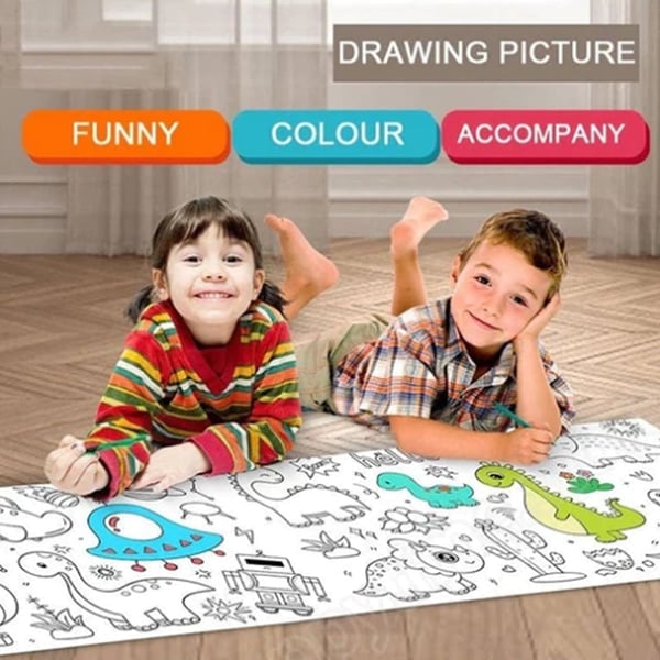 (🔥 Promotion 48% OFF)🔥🔥 Children's Drawing Roll - BUY 3 GET 10%OFF & FREE SHIPPING NOW!