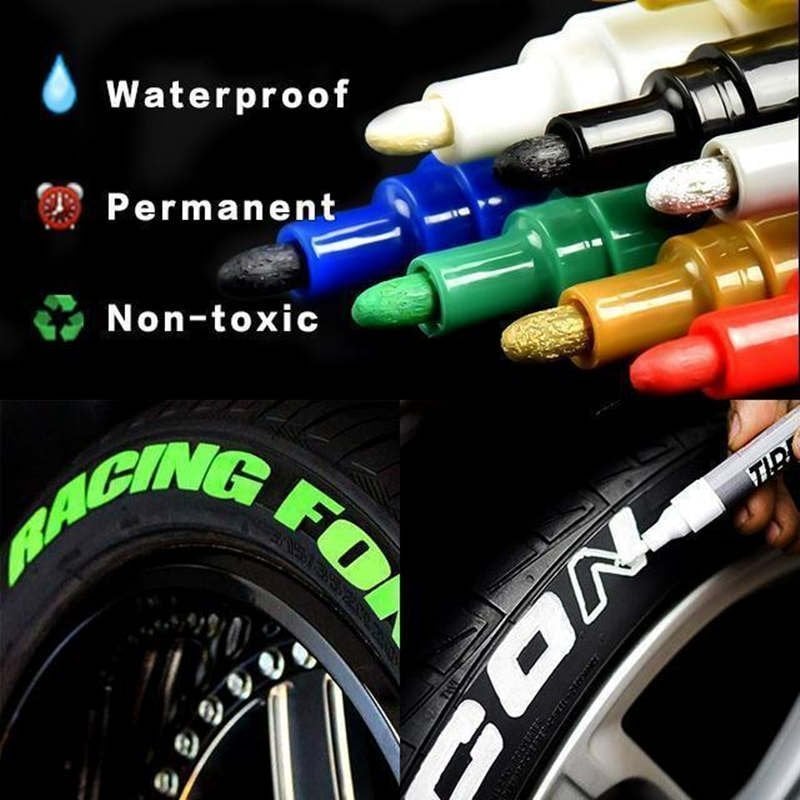 (🔥Last Day Promotion  - 50% off)Waterproof Non-Fading Tire Paint Pen