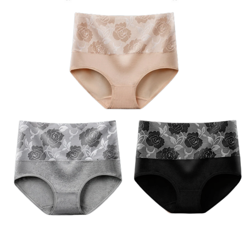 (🔥Last Day Promotion-SAVE 50% OFF) --Cotton Jacquard Ladies Panty