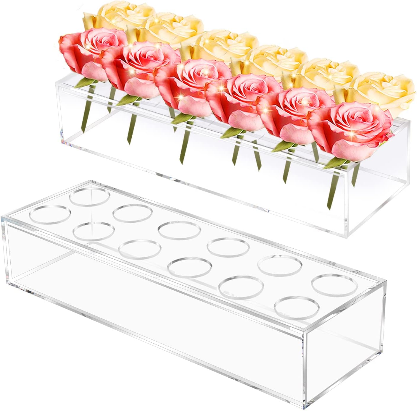 (🔥Last Day Promotion  - 50% off)Clear Acrylic Flower Vase