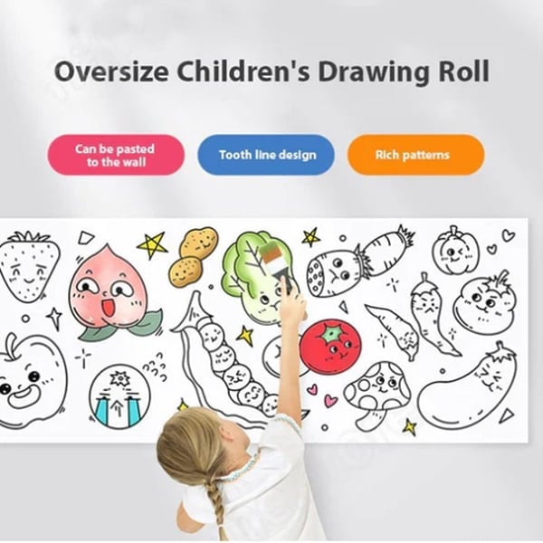 (🔥 Promotion 48% OFF)🔥🔥 Children's Drawing Roll - BUY 3 GET 10%OFF & FREE SHIPPING NOW!