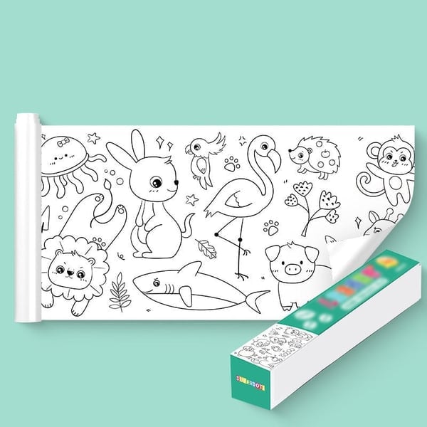 (🔥 Promotion 48% OFF)🔥🔥 Children's Drawing Roll - BUY 3 GET 10%OFF & FREE SHIPPING NOW!