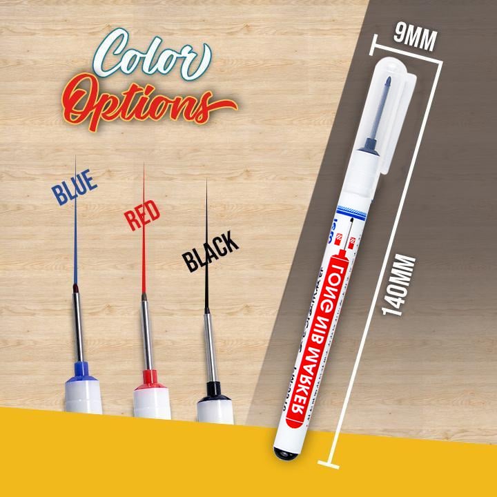 (🔥Last Day Promotion  - 50% off)Long Head Deep Hole Marker & (3PCS/SET)