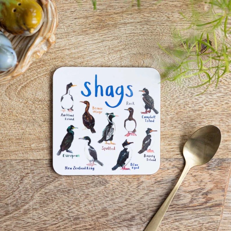 48% OFF🐦Set of 6 Bird Pun Coasters